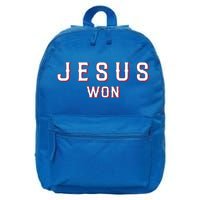 Jesus Won Texas 16 in Basic Backpack