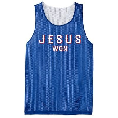 Jesus Won Texas Mesh Reversible Basketball Jersey Tank