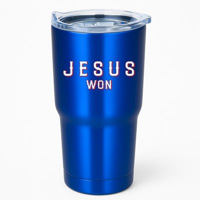 Jesus Won Texas Tumbler