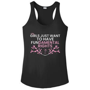 Just Want To Have Fundamental Rights Ladies PosiCharge Competitor Racerback Tank