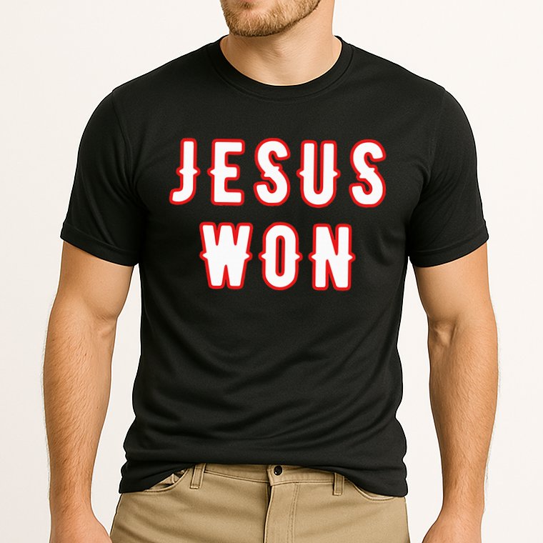 jesus won Texas Cooling Performance Crew T-Shirt