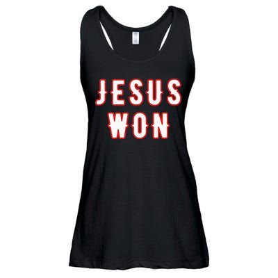 jesus won Texas Ladies Essential Flowy Tank