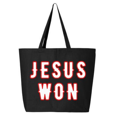 jesus won Texas 25L Jumbo Tote