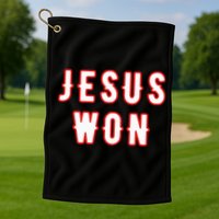jesus won Texas Golf Towel