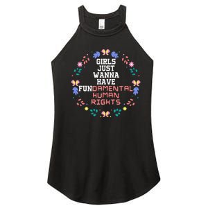 Just Want To Have Fundamental Rights Women's Perfect Tri Rocker Tank