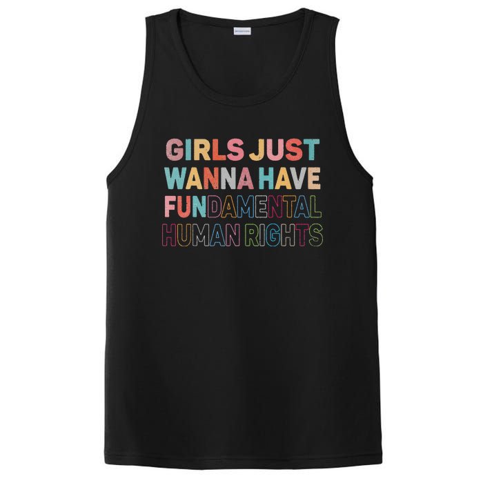 Just Want to Have Fundamental Human Rights Feminist PosiCharge Competitor Tank