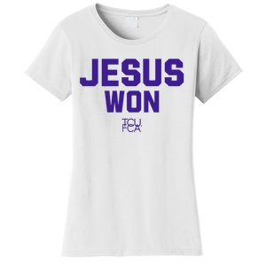 Jesus Won Tcu Fca Women's T-Shirt