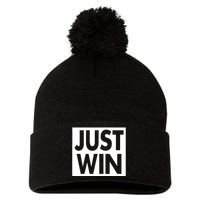 Just Win Team Sports Pom Pom 12in Knit Beanie