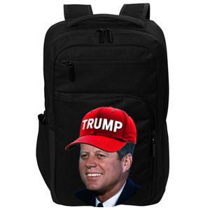 Jfk Wearing Trump Hat Funny John F Kennedy Meme Graphic 2024 Impact Tech Backpack