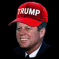 Jfk Wearing Trump Hat Funny John F Kennedy Meme Graphic 2024 Impact Tech Backpack