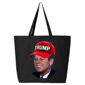 Jfk Wearing Trump Hat Funny John F Kennedy Meme Graphic 2024 25L Jumbo Tote