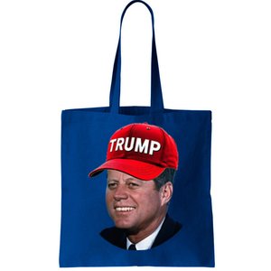 Jfk Wearing Trump Hat Funny John F Kennedy Meme Graphic 2024 Tote Bag