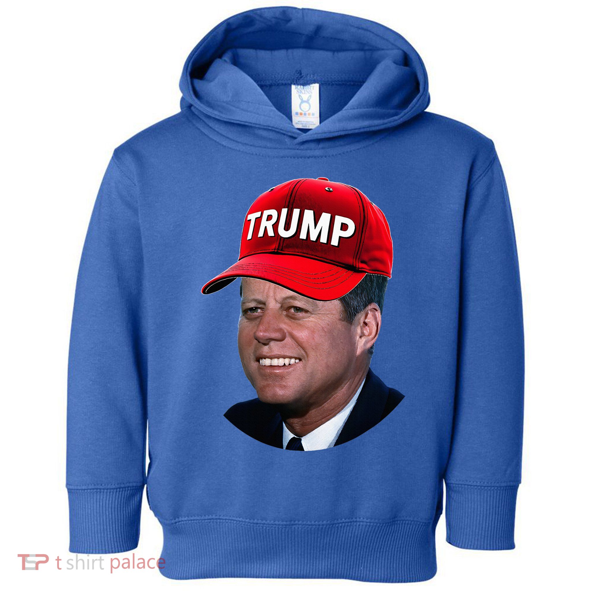 Jfk Wearing Trump Hat Funny John F Kennedy Meme Graphic 2024 Toddler Hoodie