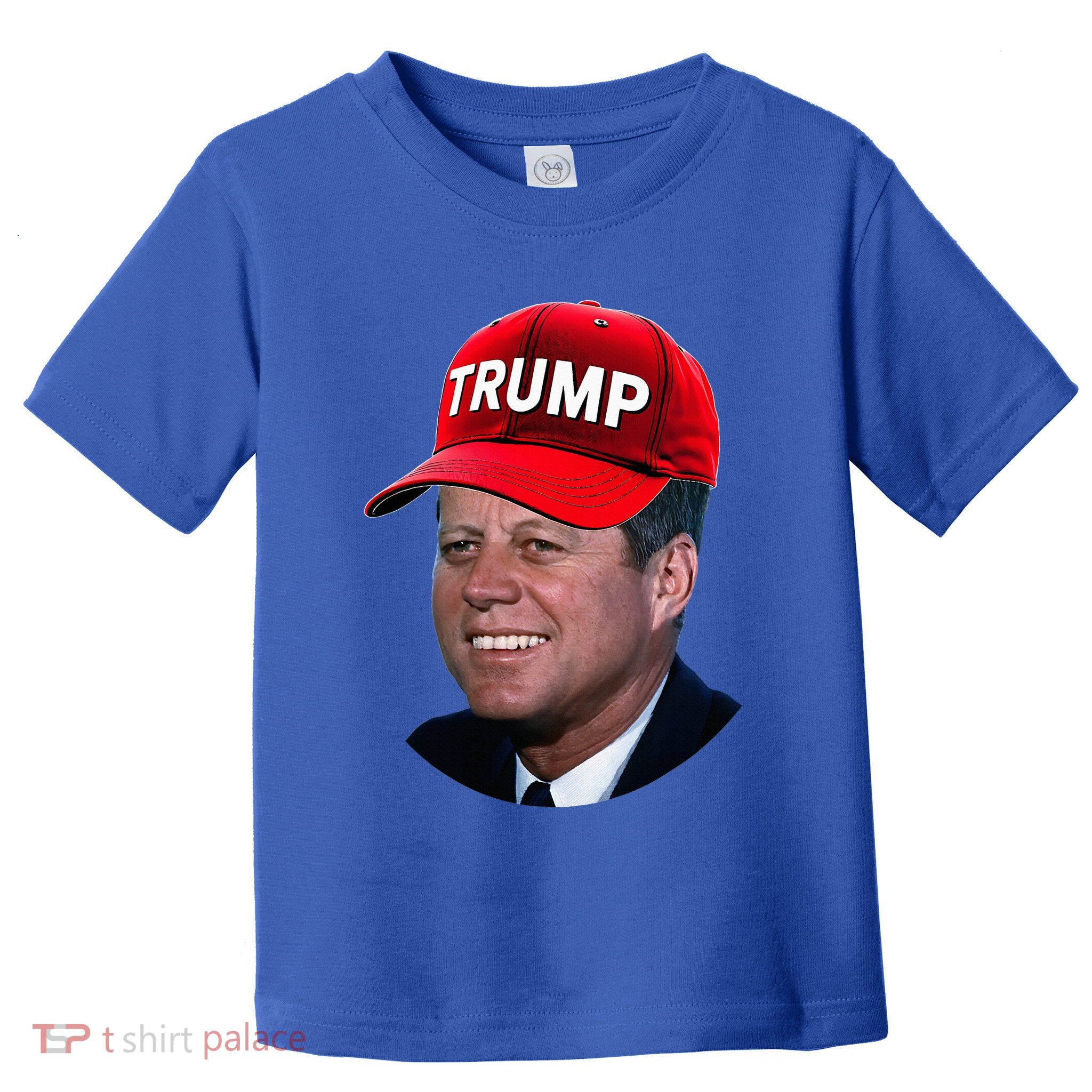 Jfk Wearing Trump Hat Funny John F Kennedy Meme Graphic 2024 Toddler T-Shirt
