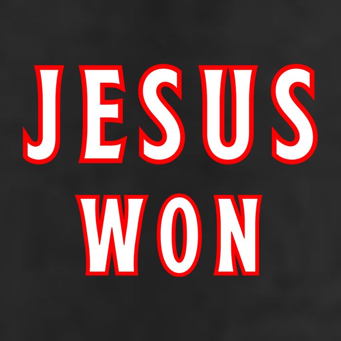 Jesus Won Texas Rangers Adult Drive Performance Visor