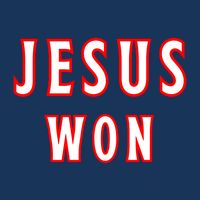 Jesus Won Texas Rangers Drawstring Bag