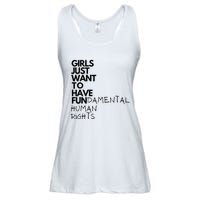 Just Want To Have Fundamental Human Rights Feminist Ladies Essential Flowy Tank