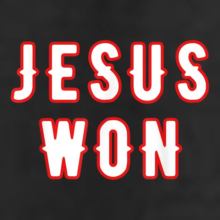 Jesus Won Texas 7 Panel Mesh Trucker Snapback Hat
