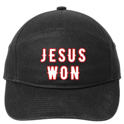 Jesus Won Texas 7-Panel Snapback Hat
