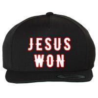 Jesus Won Texas Wool Snapback Cap