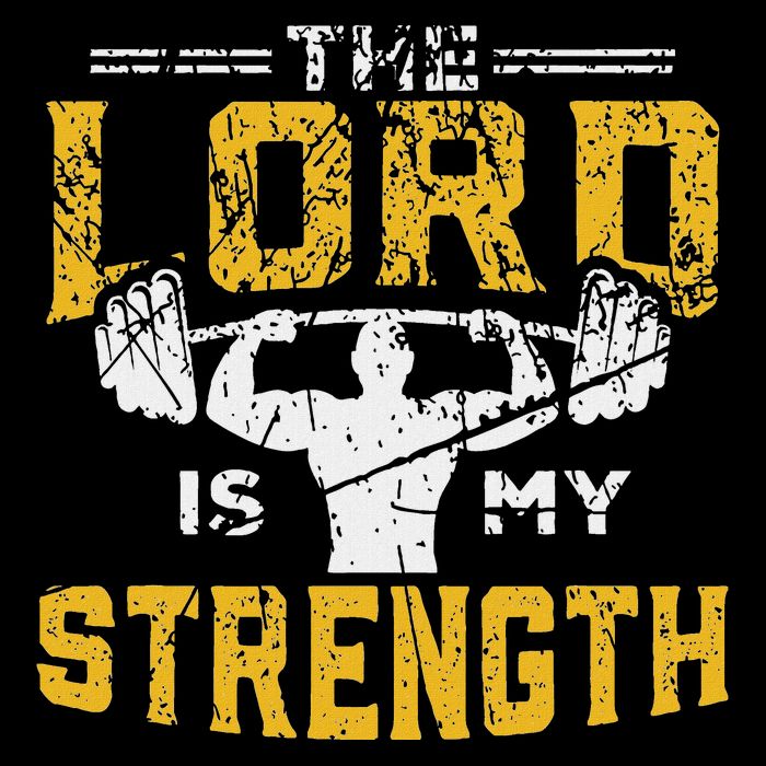 Jesus Workout The Lord Is My Strength Christian Gym City Backpack