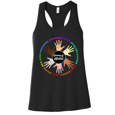 Journey with the Hintons Global Greetings Women's Racerback Tank