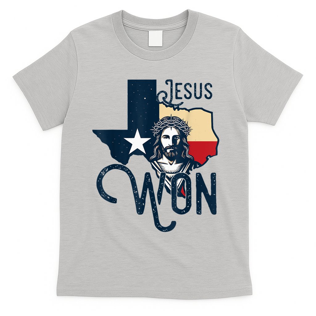 Jesus Won Texas Christianity Religion Jesus Won Texas T-Shirt