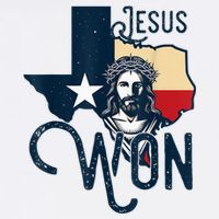 Jesus Won Texas Christianity Religion Jesus Won Texas Doggie Tank