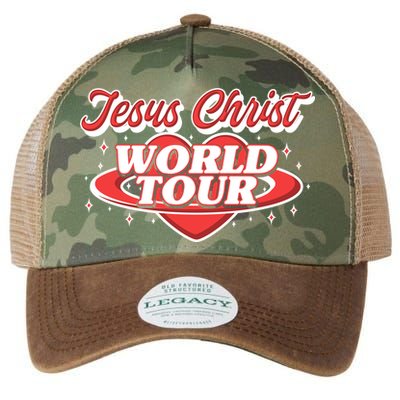 Jesus World Tour Christian Music Faith Concert Legacy Tie Dye Trucker Hat