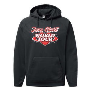 Jesus World Tour Christian Music Faith Concert Performance Fleece Hoodie