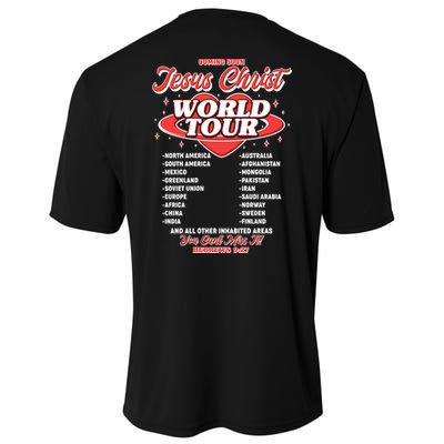 Jesus World Tour Christian Music Faith Concert Cooling Performance Crew T-Shirt