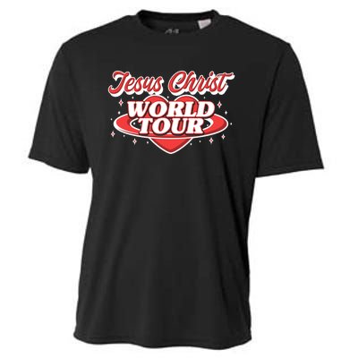 Jesus World Tour Christian Music Faith Concert Cooling Performance Crew T-Shirt