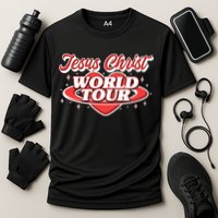 Jesus World Tour Christian Music Faith Concert Performance Shirt