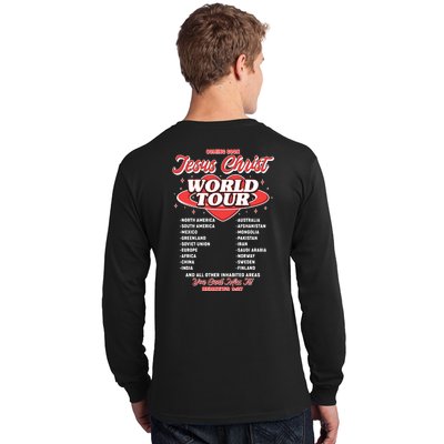 Jesus World Tour Christian Music Faith Concert Long Sleeve Shirt