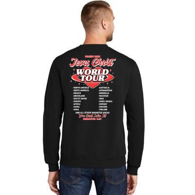 Jesus World Tour Christian Music Faith Concert Sweatshirt