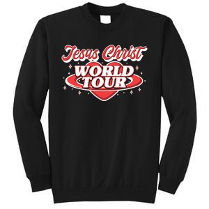 Jesus World Tour Christian Music Faith Concert Sweatshirt