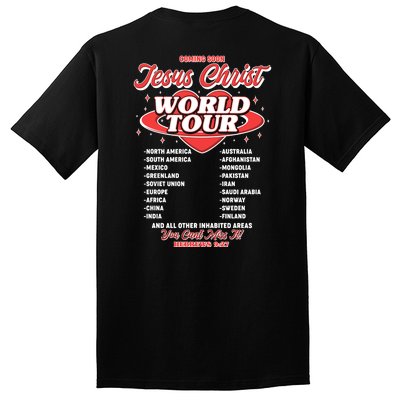 Jesus World Tour Christian Music Faith Concert Tall T-Shirt