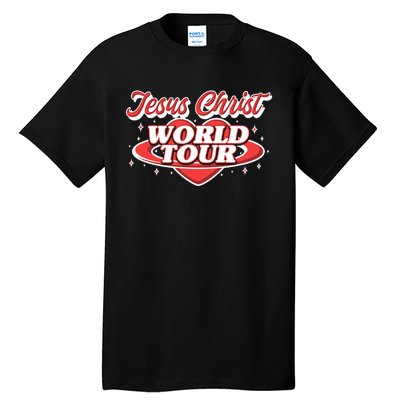 Jesus World Tour Christian Music Faith Concert Tall T-Shirt