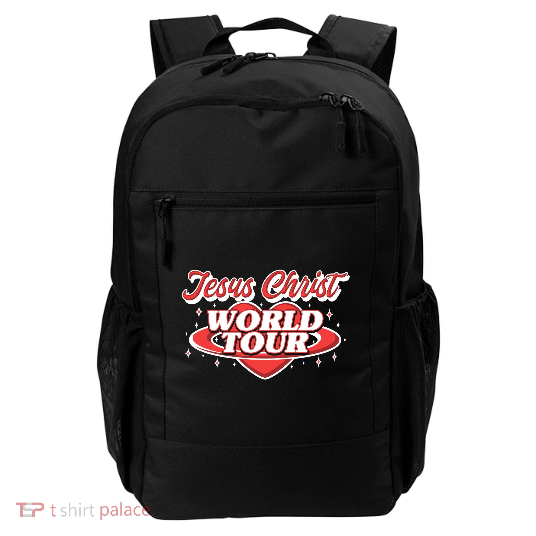 Jesus World Tour Christian Music Faith Concert Backpack