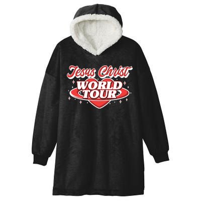 Jesus World Tour Christian Music Faith Concert Hooded Wearable Blanket