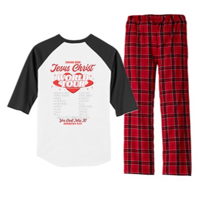 Jesus World Tour Christian Music Faith Concert Raglan Sleeve Pajama Set