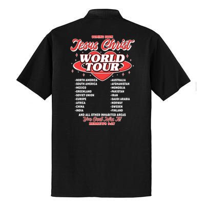 Jesus World Tour Christian Music Faith Concert Dry Zone Grid Polo