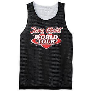 Jesus World Tour Christian Music Faith Concert Mesh Reversible Basketball Jersey Tank