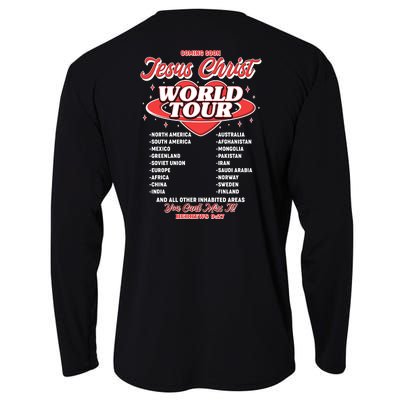 Jesus World Tour Christian Music Faith Concert Cooling Performance Long Sleeve Crew