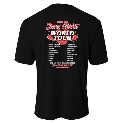 Jesus World Tour Christian Music Faith Concert Youth Performance Sprint T-Shirt