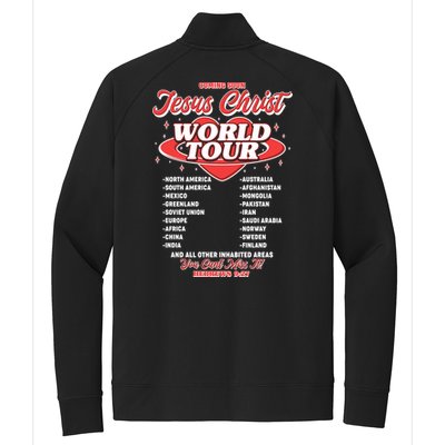 Jesus World Tour Christian Music Faith Concert Stretch Full-Zip Cadet Jacket