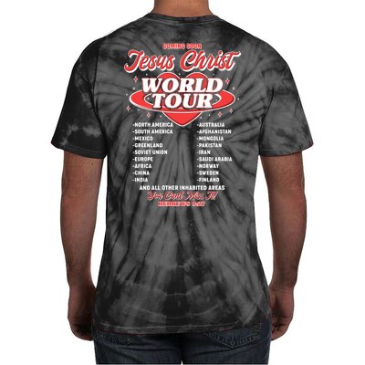 Jesus World Tour Christian Music Faith Concert Tie-Dye T-Shirt