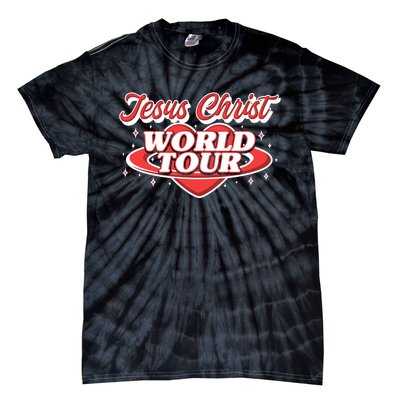 Jesus World Tour Christian Music Faith Concert Tie-Dye T-Shirt