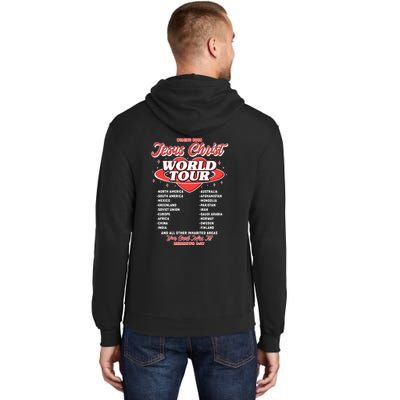 Jesus World Tour Christian Music Faith Concert Tall Hoodie