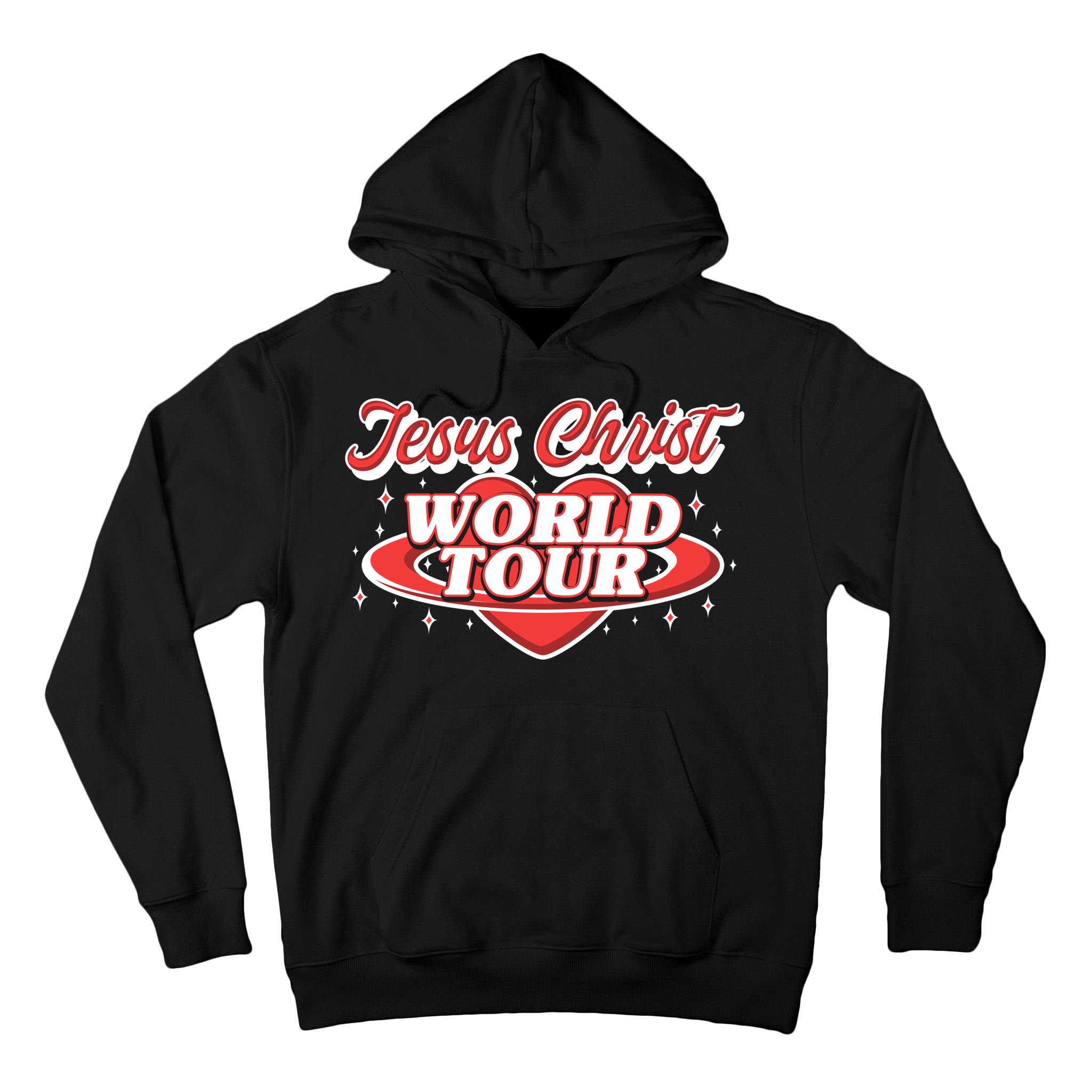 Jesus World Tour Christian Music Faith Concert Tall Hoodie